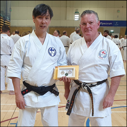 Photo of Ohtsuka III with Roger Vickerman Renshi